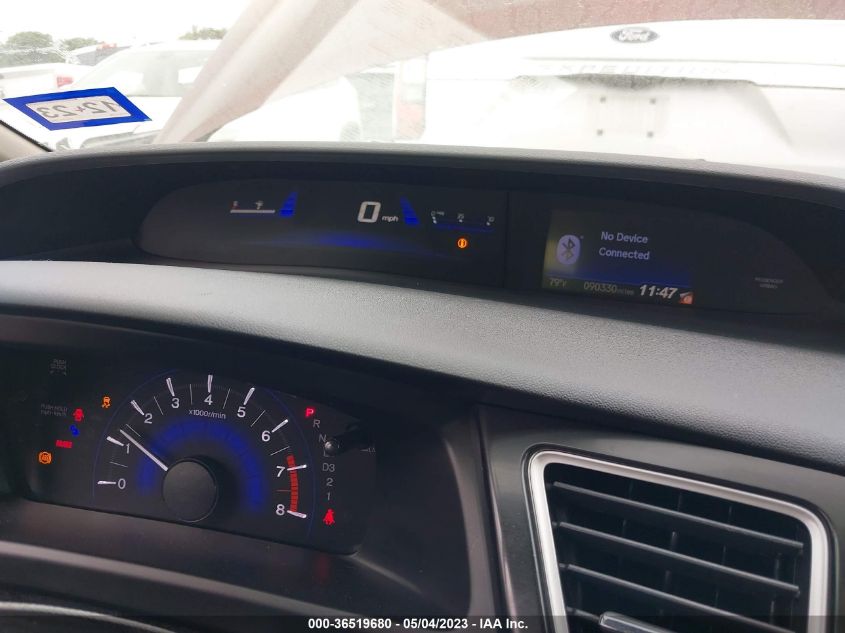 2013 HONDA CIVIC SDN EX - 19XFB2F86DE017962