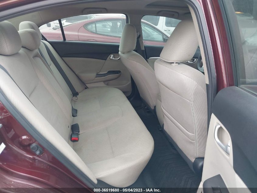 2013 HONDA CIVIC SDN EX - 19XFB2F86DE017962