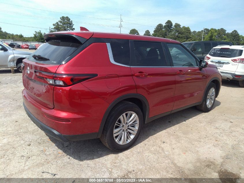 2022 MITSUBISHI OUTLANDER ES - JA4J4TA85NZ051280