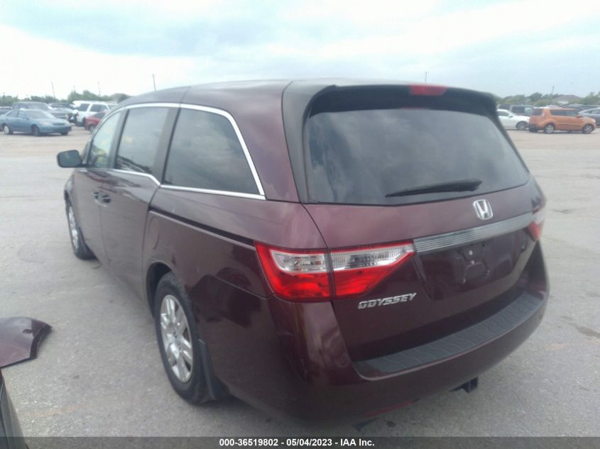 VIN 5FNRL5H20DB038580 2013 HONDA ODYSSEY no.3