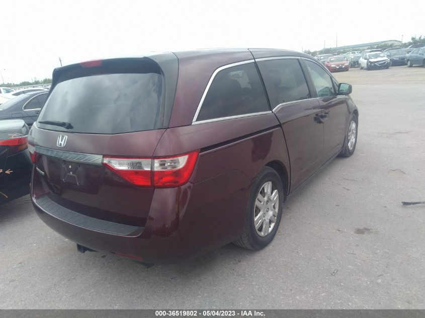 VIN 5FNRL5H20DB038580 2013 HONDA ODYSSEY no.4