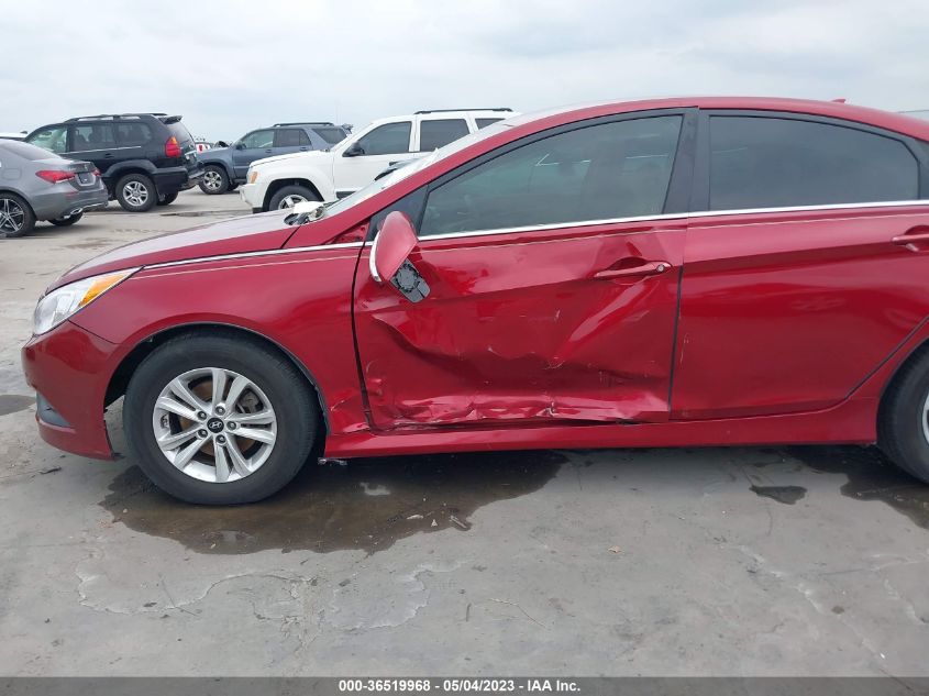 2014 HYUNDAI SONATA GLS - 5NPEB4AC5EH908924