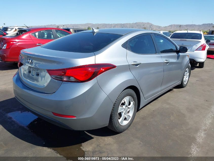 2015 HYUNDAI ELANTRA SE - 5NPDH4AE5FH556148