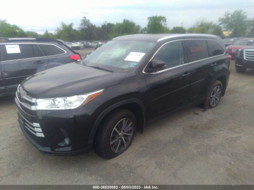 2019 TOYOTA HIGHLANDER SE/XLE - 5TDJZRFHXKS579977