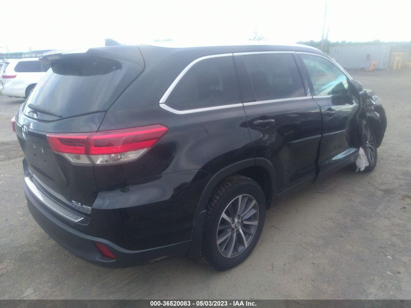 2019 TOYOTA HIGHLANDER SE/XLE - 5TDJZRFHXKS579977