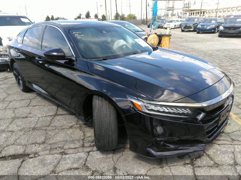 2021 HONDA ACCORD SEDAN SPORT - 1HGCV1F37MA102600