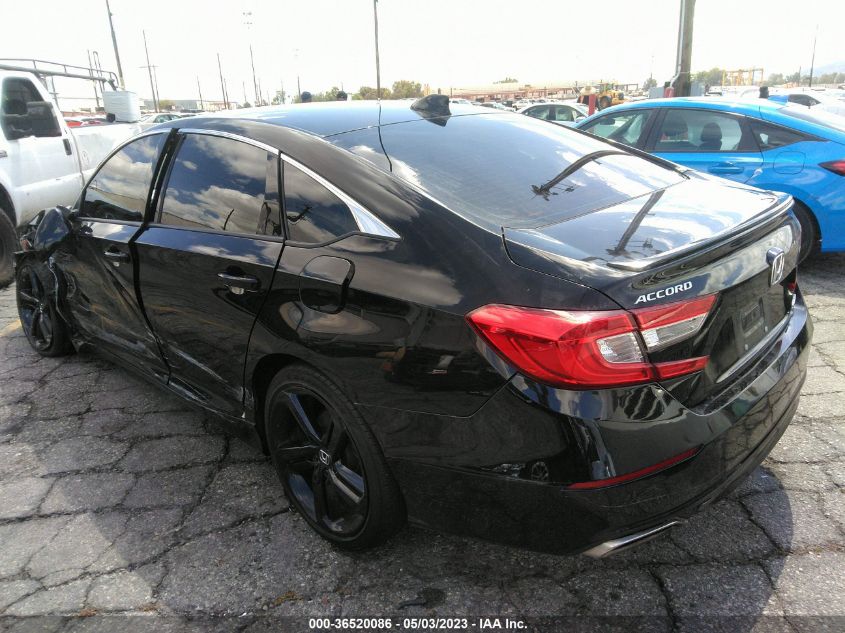 2021 HONDA ACCORD SEDAN SPORT - 1HGCV1F37MA102600