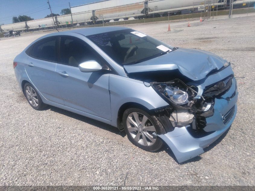 2013 HYUNDAI ACCENT GLS - KMHCU4AE2DU378348