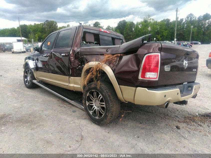 2013 RAM 1500 LARAMIE LONGHORN EDITION - 1C6RR7PT8DS654431