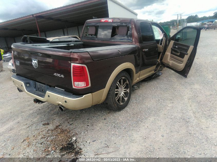 2013 RAM 1500 LARAMIE LONGHORN EDITION - 1C6RR7PT8DS654431