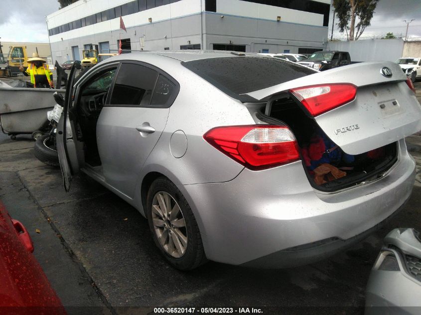 2015 KIA FORTE LX - KNAFX4A62F5340582