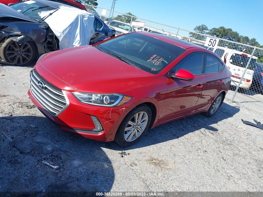 VIN KMHD84LF4HU241237 2017 HYUNDAI ELANTRA VALUE EDITION