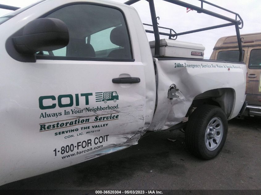 2013 CHEVROLET SILVERADO 1500 WORK TRUCK - 1GCNCPEX5DZ144740