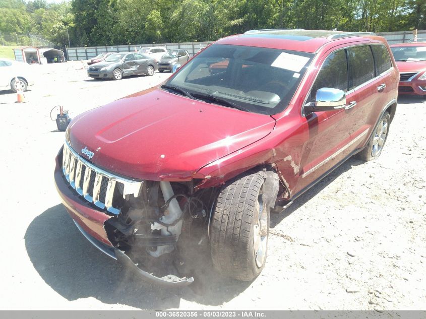 2013 JEEP GRAND CHEROKEE OVERLAND - 1C4RJECG0DC526790