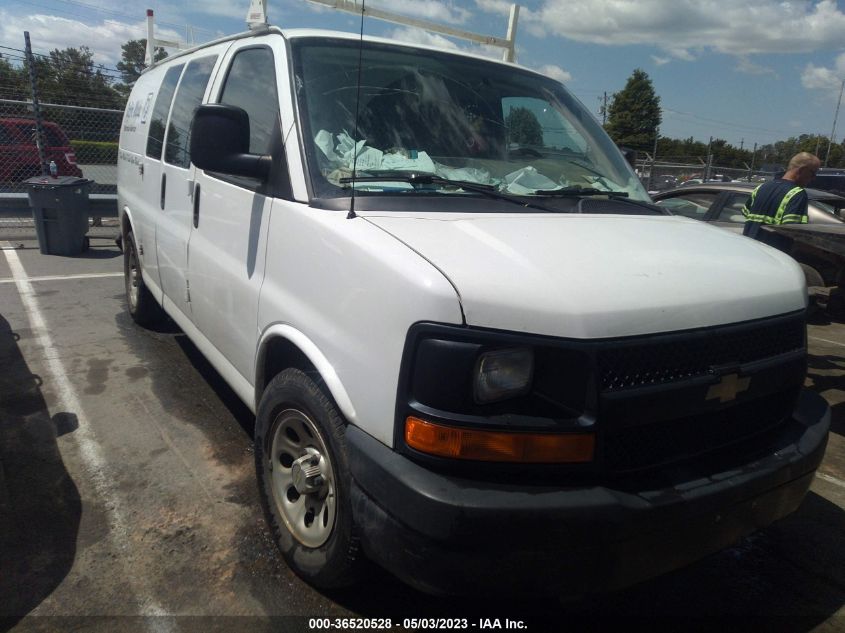 2014 CHEVROLET EXPRESS CARGO VAN - 1GCSGAFX6E1112561