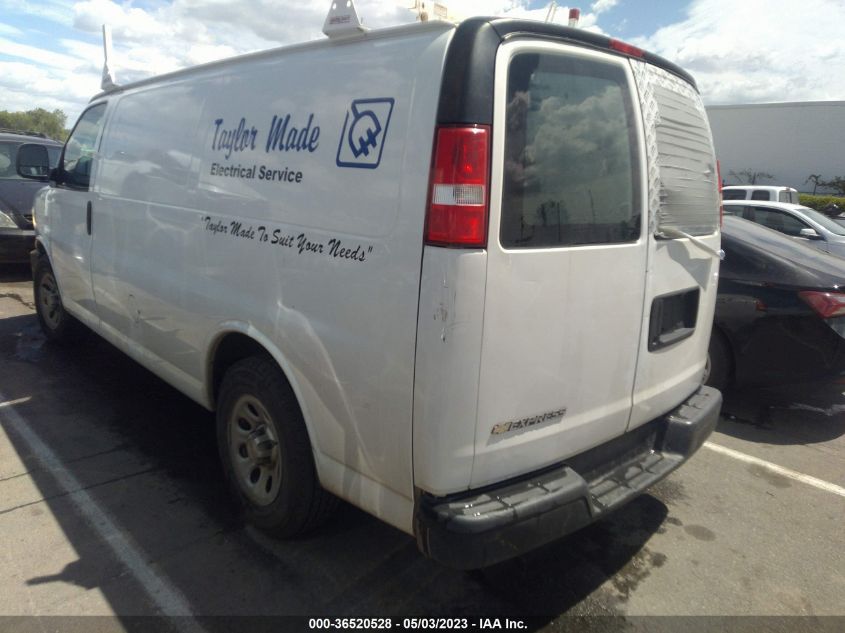 2014 CHEVROLET EXPRESS CARGO VAN - 1GCSGAFX6E1112561