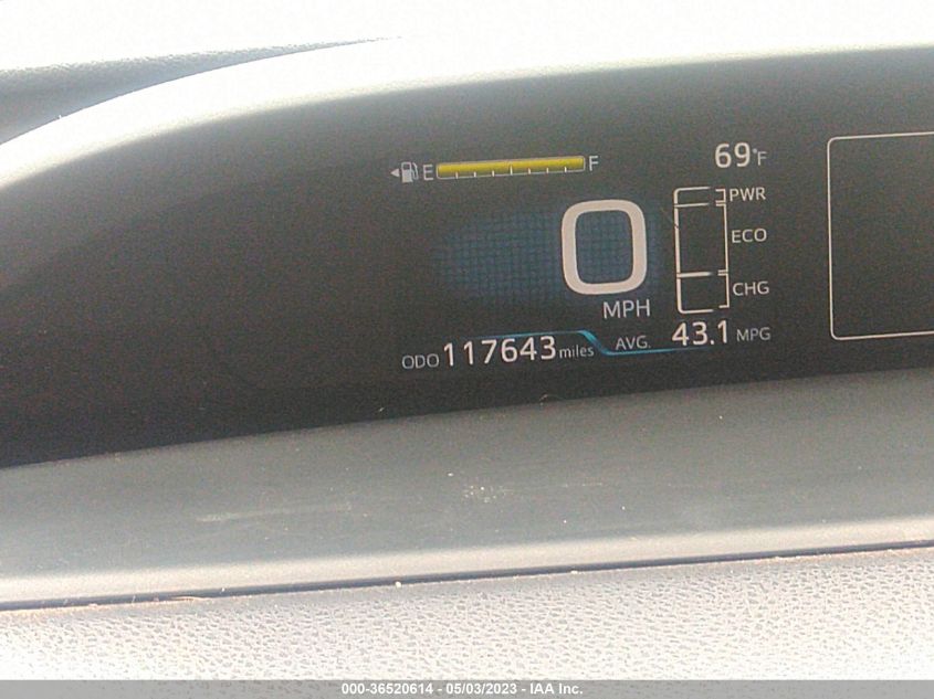 2016 TOYOTA PRIUS TWO - JTDKBRFU1G3501862