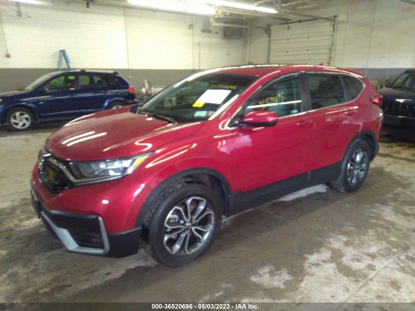 2022 HONDA CR-V EX - 2HKRW2H59NH634516