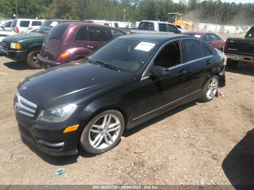2013 MERCEDES-BENZ C-CLASS C 250 - WDDGF4HB9DR254579