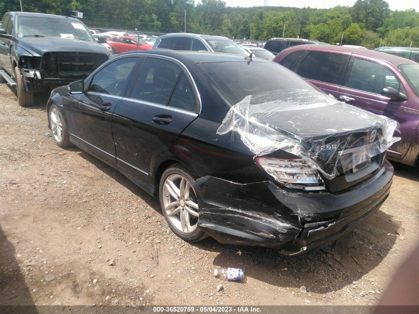 2013 MERCEDES-BENZ C-CLASS C 250 - WDDGF4HB9DR254579