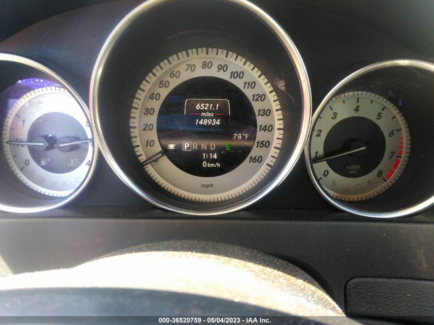 2013 MERCEDES-BENZ C-CLASS C 250 - WDDGF4HB9DR254579