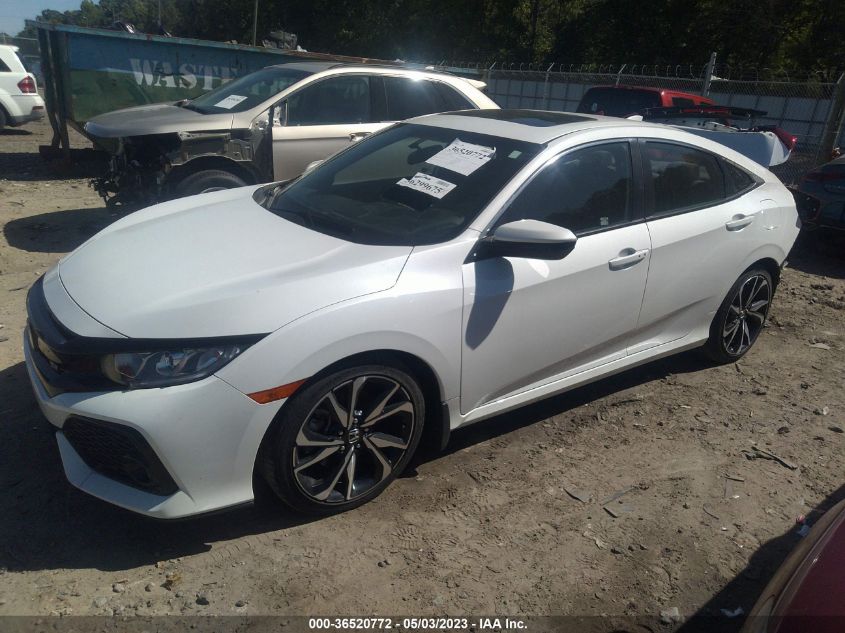 2018 HONDA CIVIC SI SEDAN 2HGFC1E51JH701317