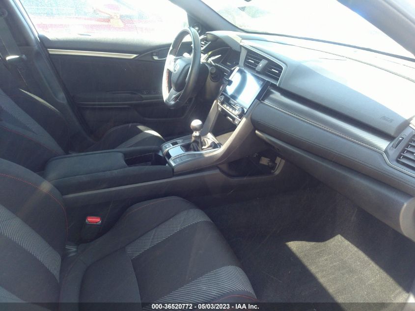 2018 HONDA CIVIC SI SEDAN 2HGFC1E51JH701317