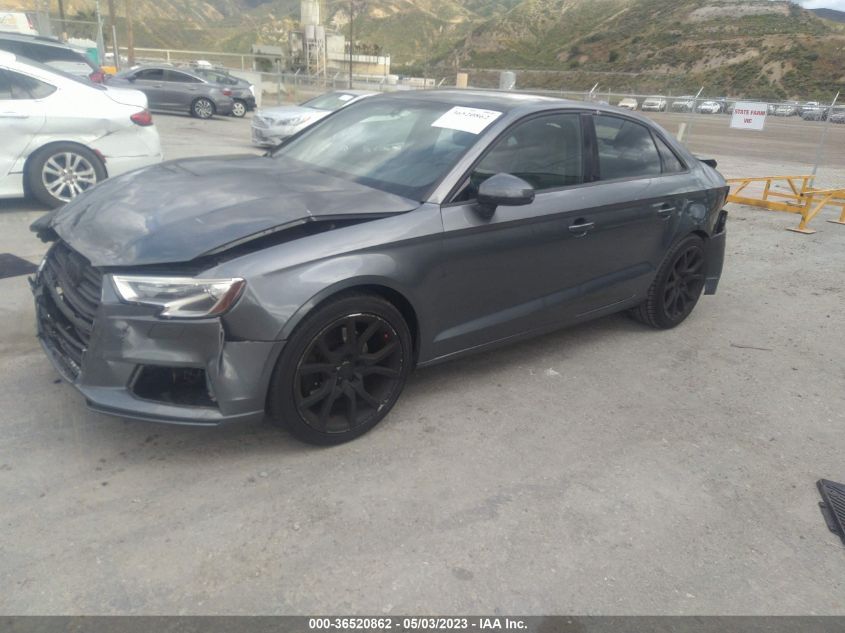 2018 AUDI A3 SEDAN PREMIUM/TECH PREMIUM - WAUAUGFF7J1028772