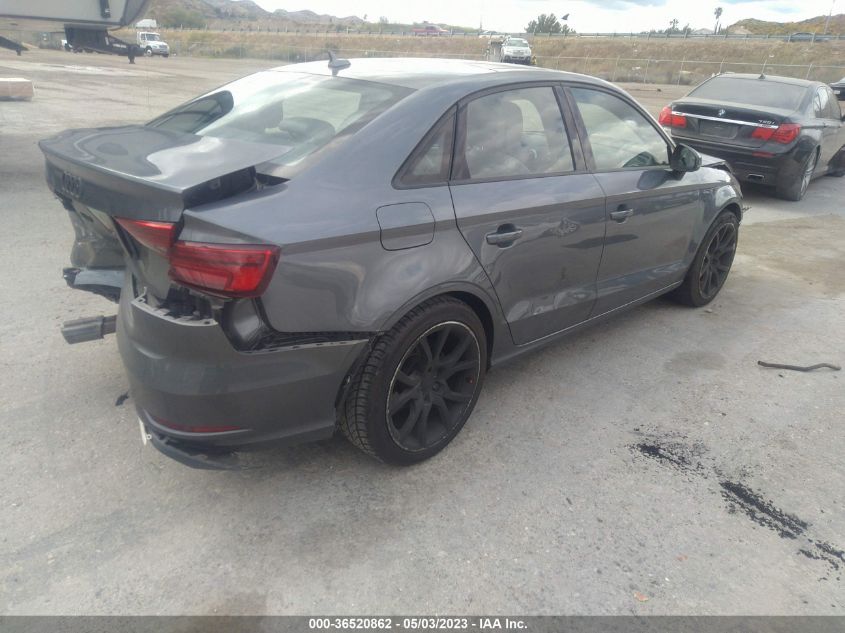 2018 AUDI A3 SEDAN PREMIUM/TECH PREMIUM - WAUAUGFF7J1028772