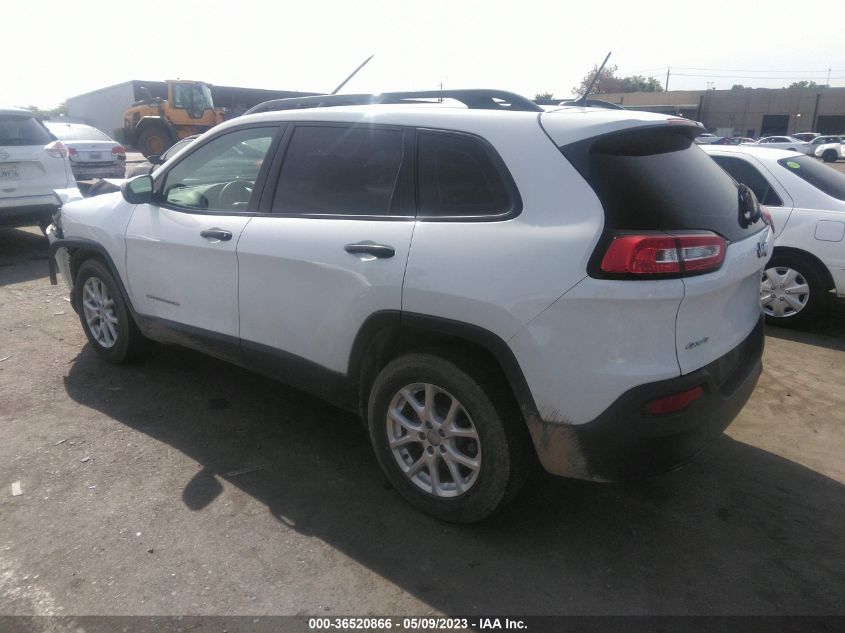 2016 JEEP CHEROKEE SPORT - 1C4PJMAB4GW117302