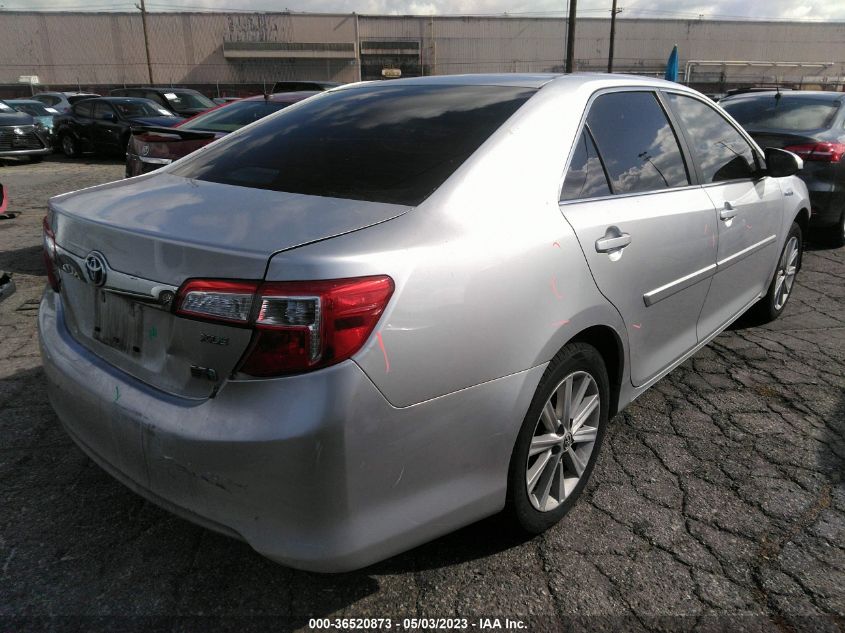 2014 TOYOTA CAMRY HYBRID LE/XLE/SE LIMITED EDITION - 4T1BD1FK0EU103183