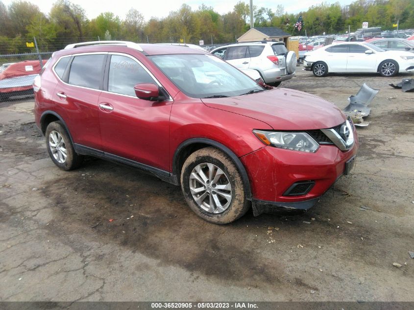 2015 NISSAN ROGUE SV - KNMAT2MV1FP520804