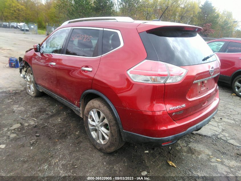 2015 NISSAN ROGUE SV - KNMAT2MV1FP520804