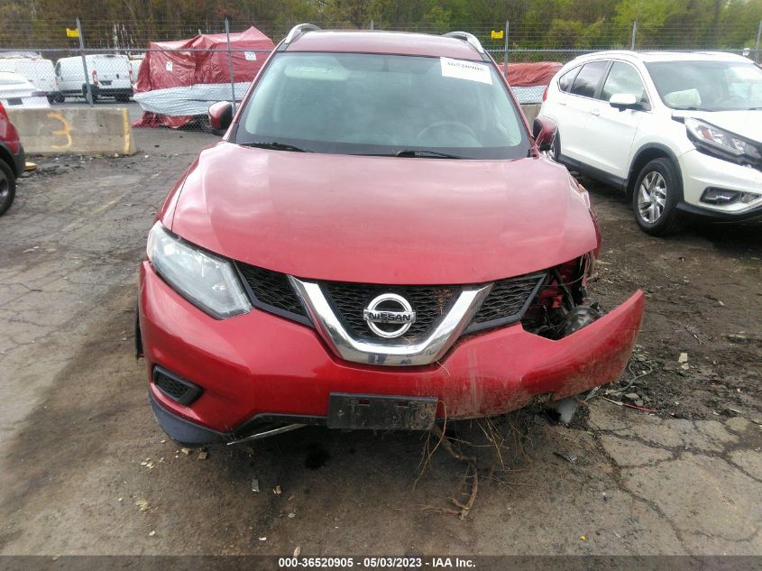2015 NISSAN ROGUE SV - KNMAT2MV1FP520804