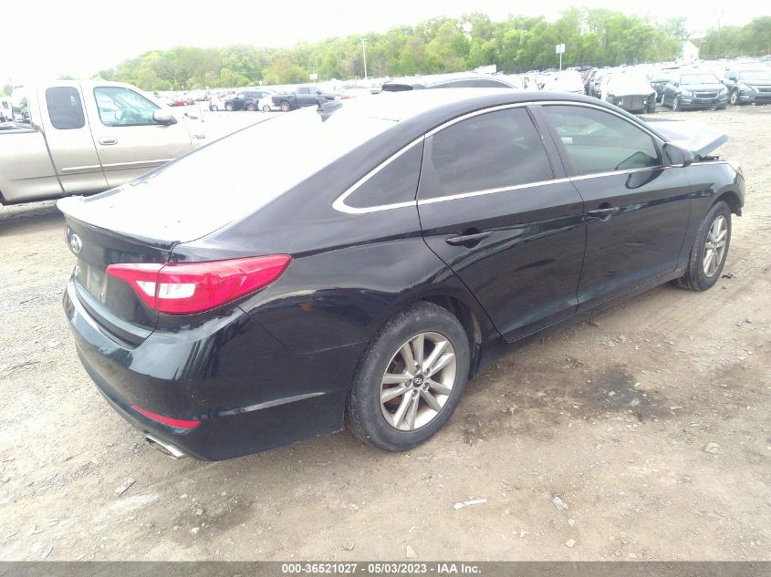 2015 HYUNDAI SONATA 2.4L SE - 5NPE24AF2FH213974