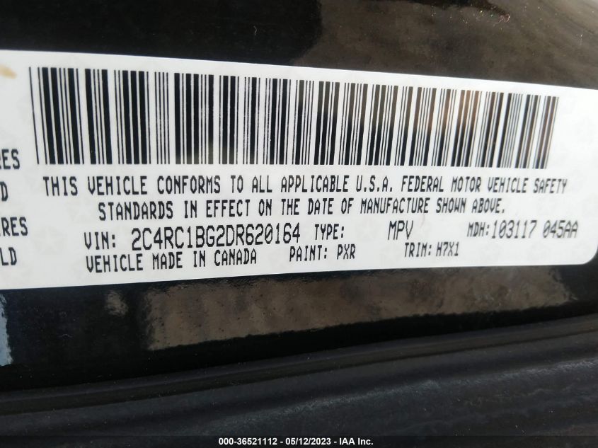 2013 CHRYSLER TOWN & COUNTRY TOURING - 2C4RC1BG2DR620164