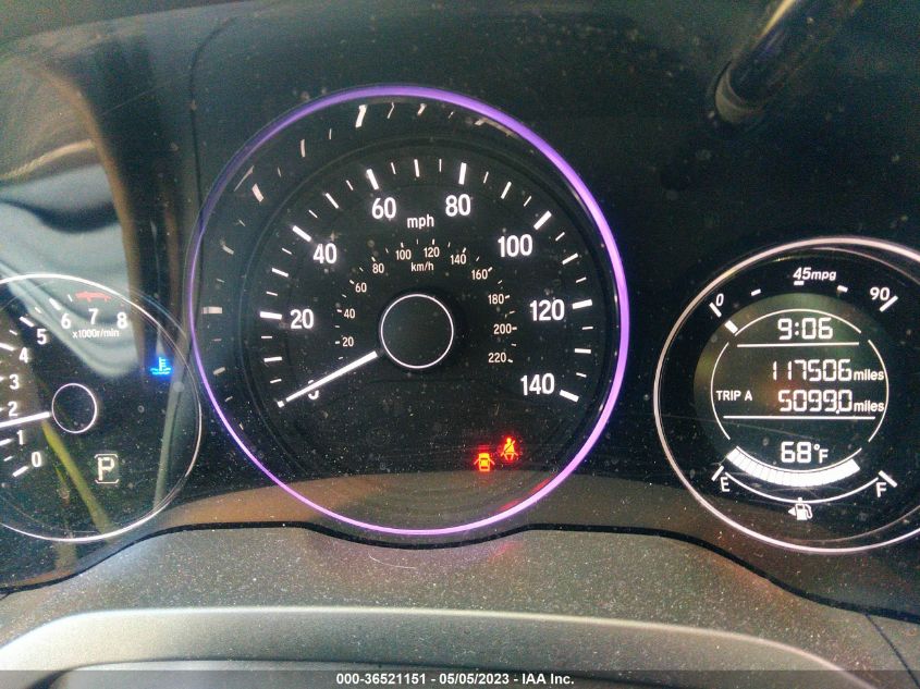 2017 HONDA HR-V LX - 3CZRU6H33HM709795