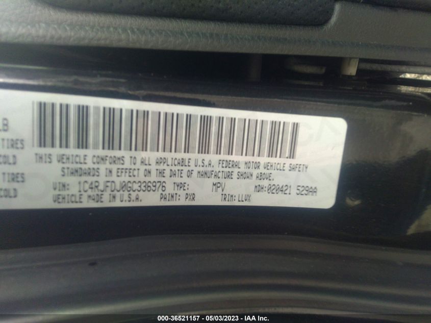 2016 JEEP GRAND CHEROKEE SRT - 1C4RJFDJ0GC336976