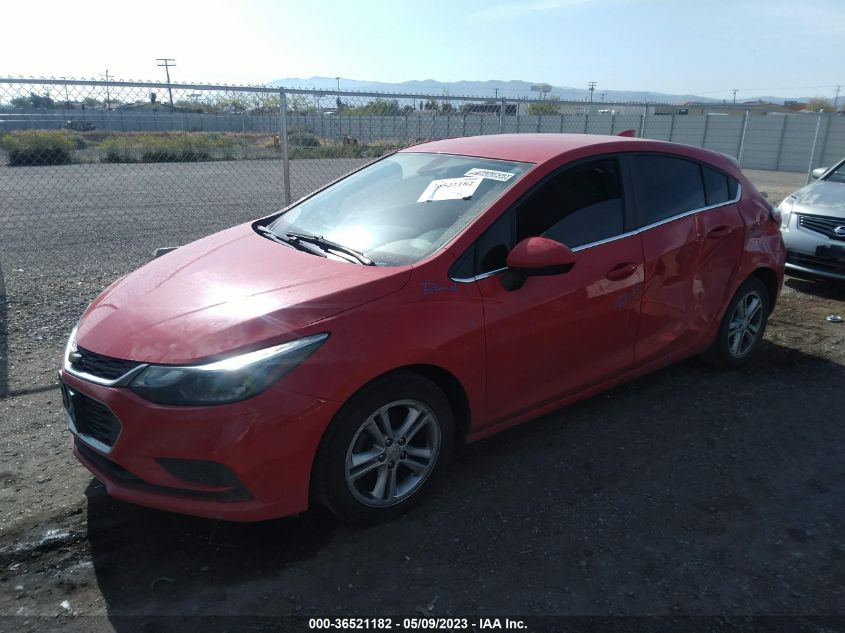 2017 CHEVROLET CRUZE LT - 3G1BE6SM2HS588624