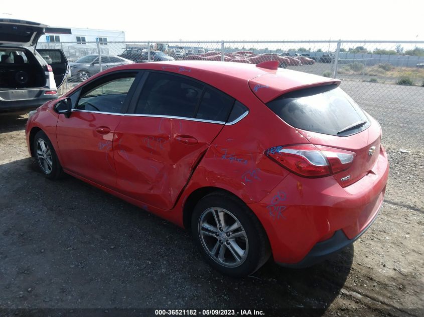 2017 CHEVROLET CRUZE LT - 3G1BE6SM2HS588624