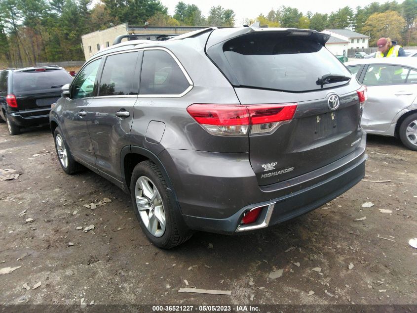 2017 TOYOTA HIGHLANDER LIMITED - 5TDDZRFH2HS373431