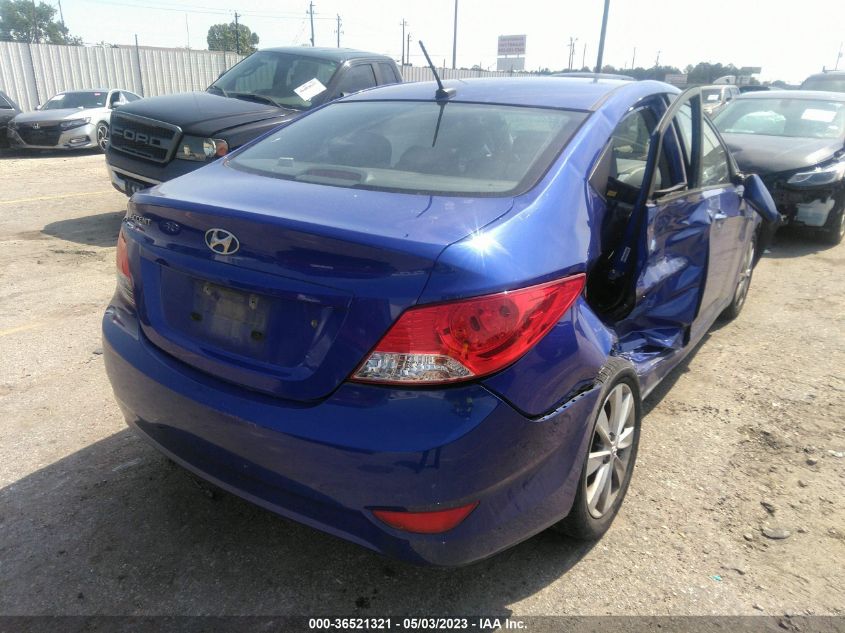 2014 HYUNDAI ACCENT GLS - KMHCU4AE8EU612008