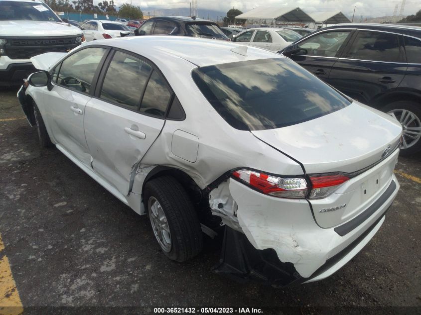 2022 TOYOTA COROLLA HYBRID LE - JTDEAMDE5N3005927