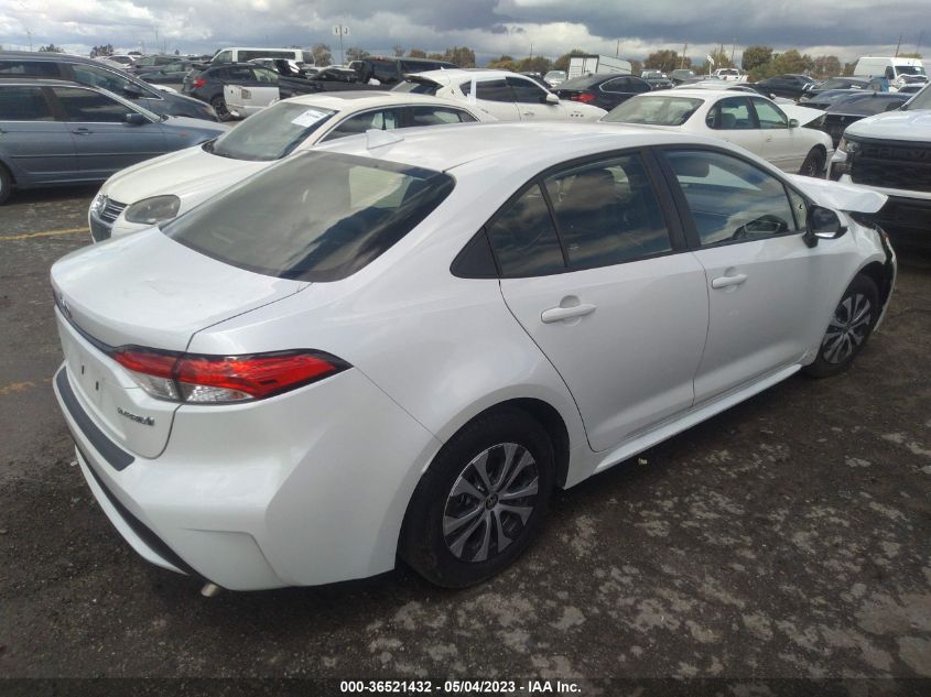 2022 TOYOTA COROLLA HYBRID LE - JTDEAMDE5N3005927