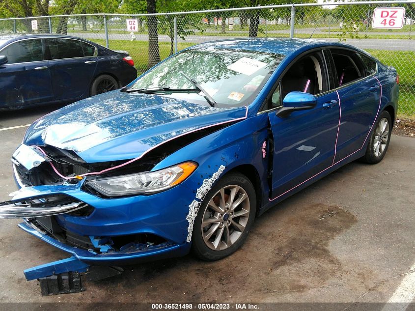 2017 FORD FUSION SE - 3FA6P0H76HR399361