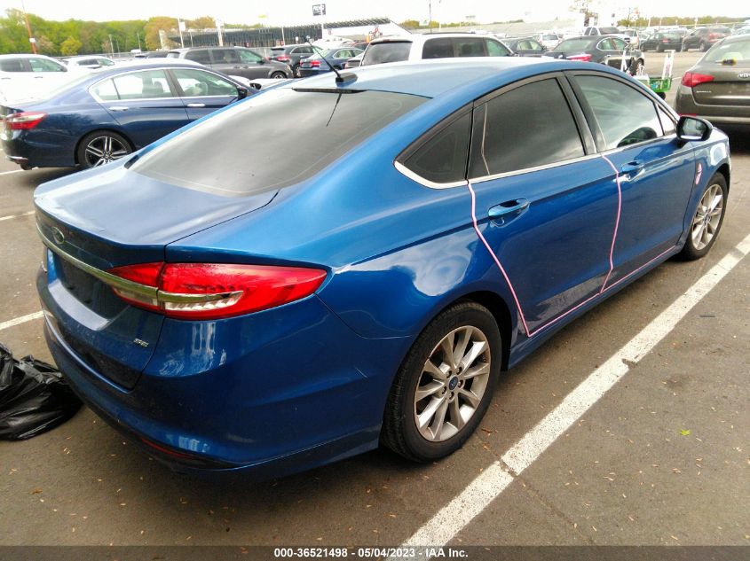 2017 FORD FUSION SE - 3FA6P0H76HR399361