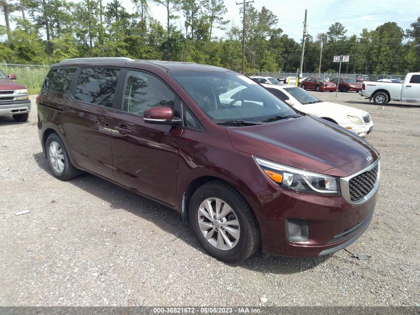 2015 KIA SEDONA LX - KNDMB5C10F6044325