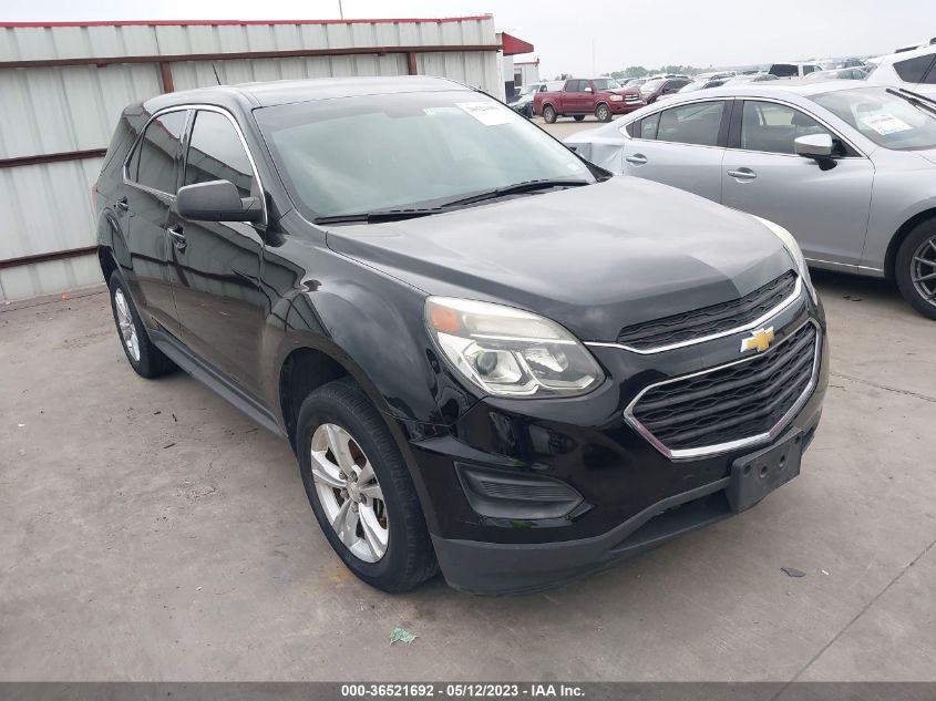 2017 CHEVROLET EQUINOX LS - 2GNALBEK3H1527636