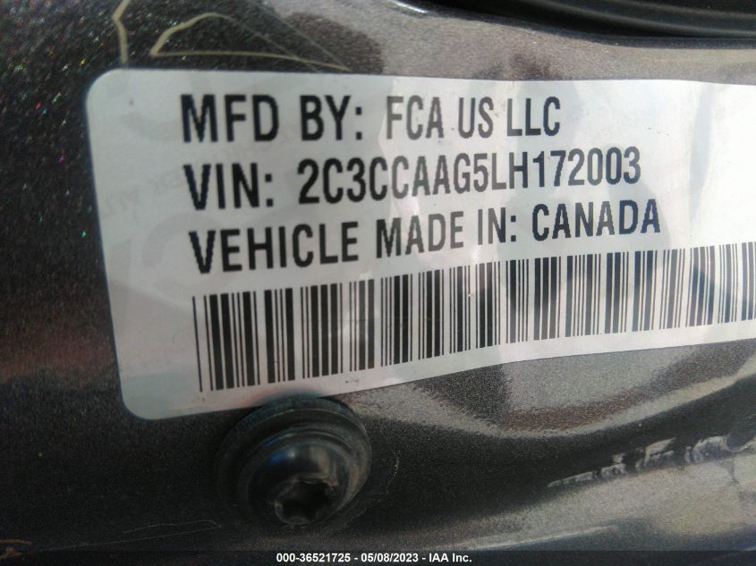 2020 CHRYSLER 300 TOURING - 2C3CCAAG5LH172003