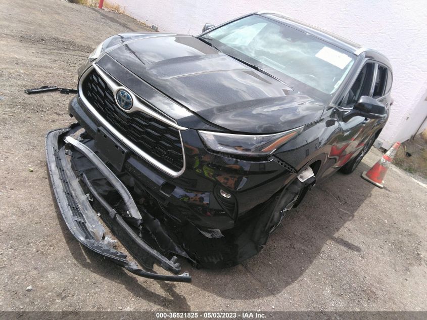 2021 TOYOTA HIGHLANDER HYBRID XLE - 5TDHBRCH2MS527690